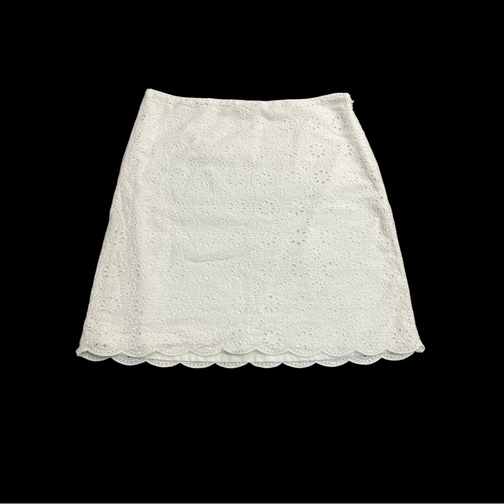 J. Crew Cream A-Line Mini Skirt Casual Resort Wear